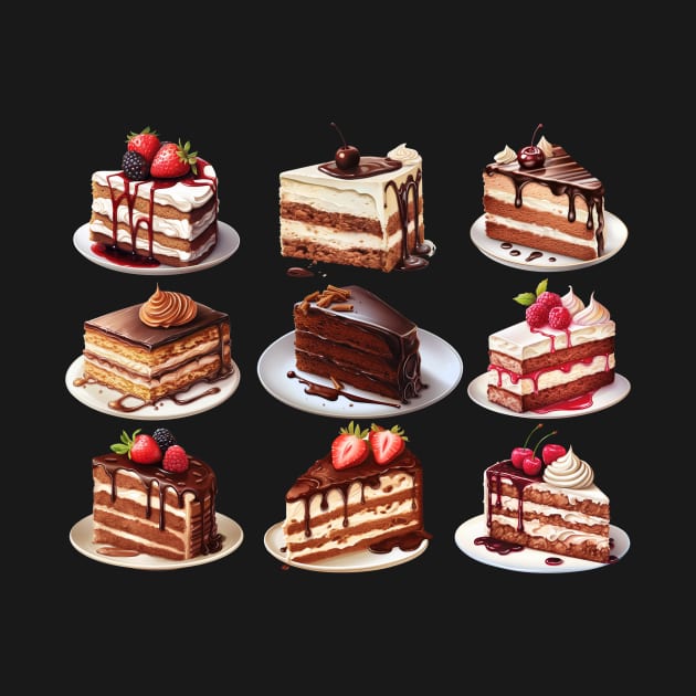 Delicious Cakes, 9 Different Yummy Cakes by Bootyfreeze