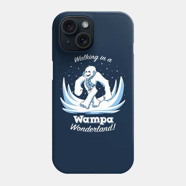 Walking in a Wampa Wonderland Phone Case by DoodleDojo