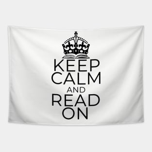 Keep calm and read on Tapestry