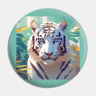 Royal White Tiger Pin