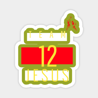 Team Jesus 12 Magnet