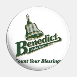 Benedict Light Beer Pin
