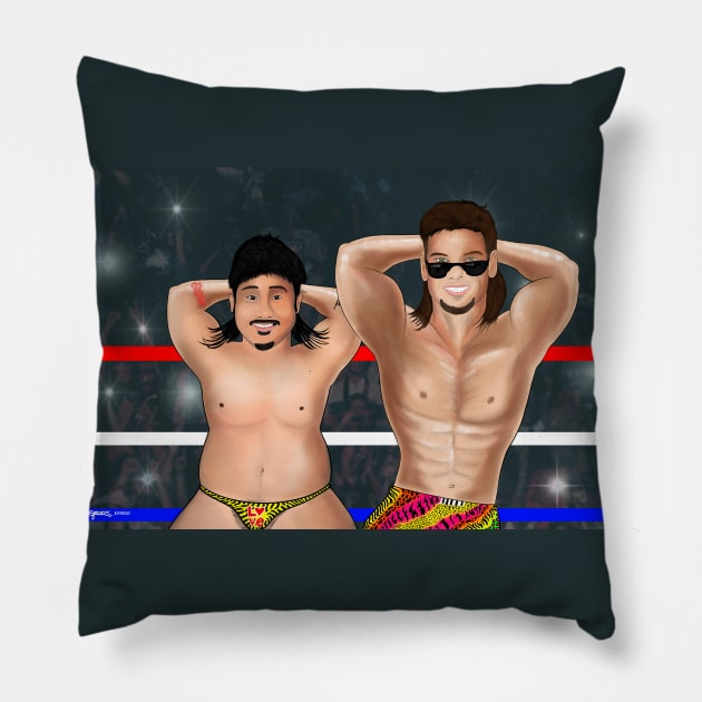 Slept King & Rat King Pillow by speciezasvisuals