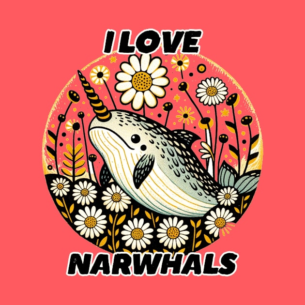 I Love Narwhals by bubbsnugg