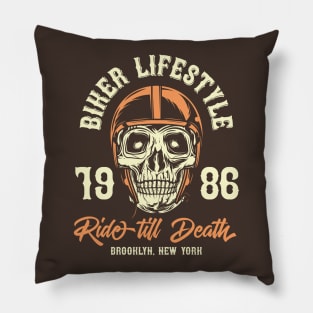 Biker Lifestyle Pillow
