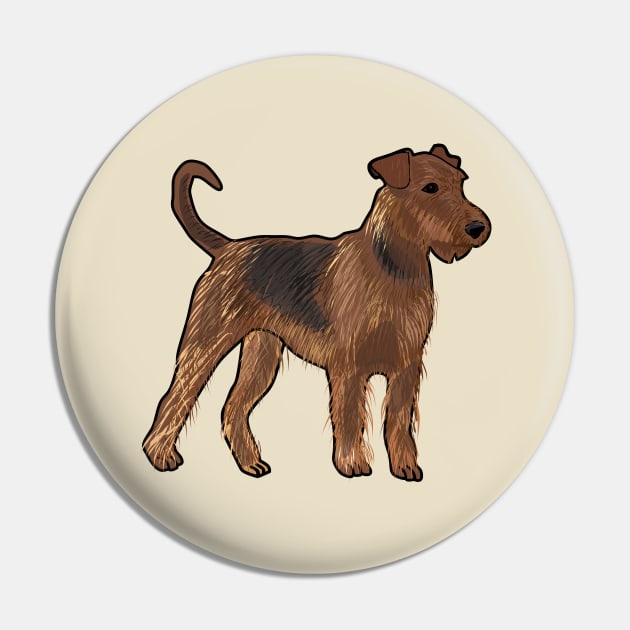 Airedale terrier dog cartoon illustration Pin by Miss Cartoon