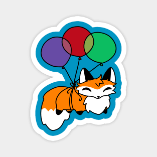 Fluffy Balloon Fox Magnet