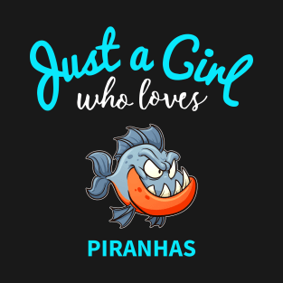 Piranha design for Girls | Kids Piranha design T-Shirt