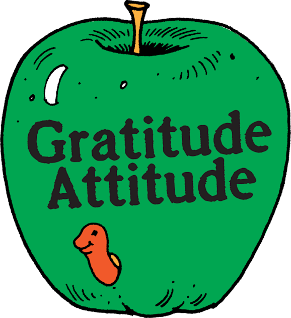 Gratitude Attitude Kids T-Shirt by RealFanShitOnly/Peace.Sports