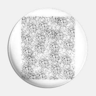 Floral Mesh Melody Pin