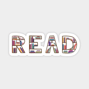 Read bookcase Magnet