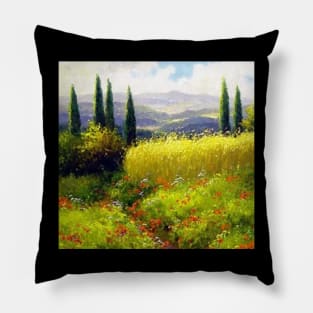 Wild village life Pillow