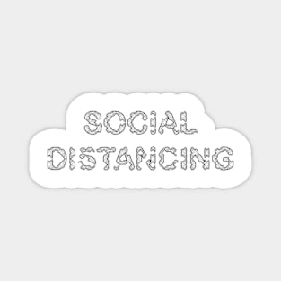 Social Distancing 12 Magnet