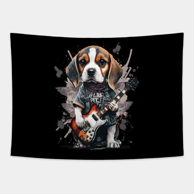 Beagle Rocker Tapestry by JayD World