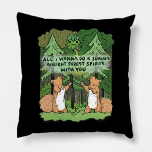 Summon Ancient Forest Spirits Pillow