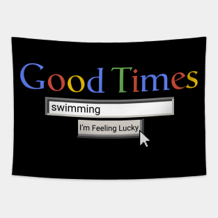 Good Times Swimming Tapestry