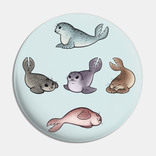 Little Seals 1 Pin by DoomedDreamer