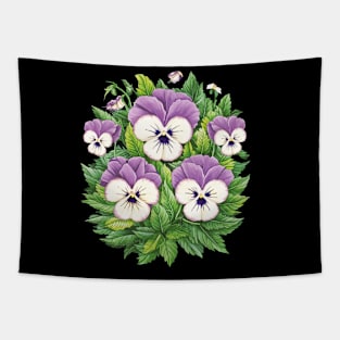 pansy dementia Tapestry