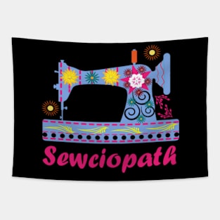 Sewciopath Sewing lover Sewer Quilter Quote Seamstress Tapestry