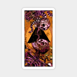 The Lovers (Cyberpunk Tarot) Magnet