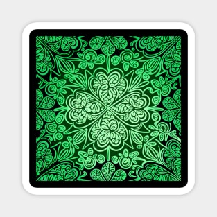 shamrock pattern Magnet