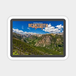 Beartooth Highway Wyoming and Montana Magnet