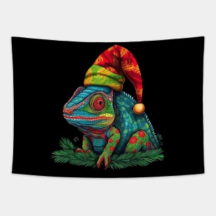 Chameleon Christmas Tapestry