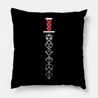 Dice Sword of the Samurai Pillow