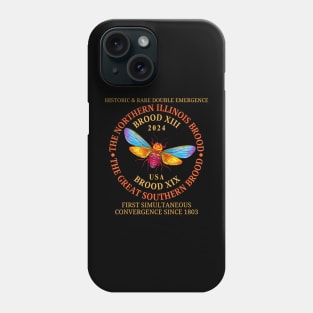 Cicada Brood XIII Brood XIX 2024 Emergence Phone Case