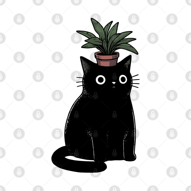 Cat Plant Head by katzura