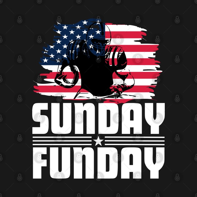 American Football Fan - Sunday funny by JunThara