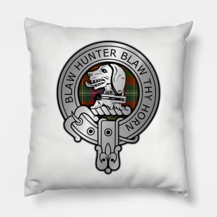 Clan Forrester Crest & Tartan Pillow