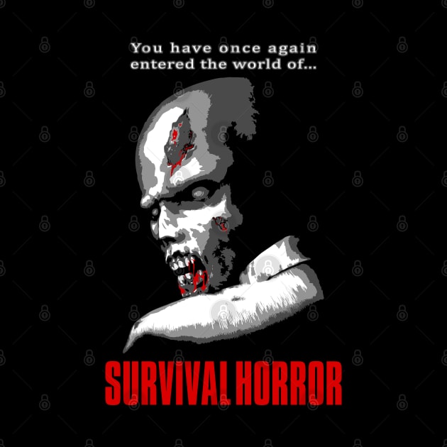 Resident Evil Survival Horror Zombie by Power Up Prints