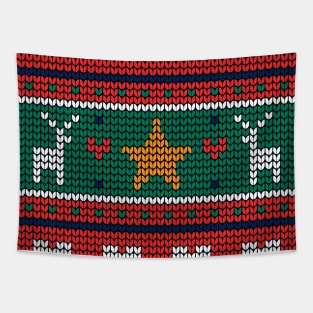 Christmas knitted pattern Tapestry