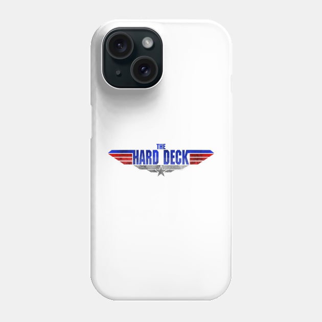 Top Gun Maverick Logo The Hard Deck Retro Vintage Red Blue Phone Case by ArtIzMuzikForTheEyez