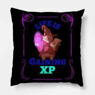 Life is Gaining XP Pillow