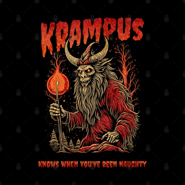 Krampus Knows When You've Been Naughty by Twisted Teeze 