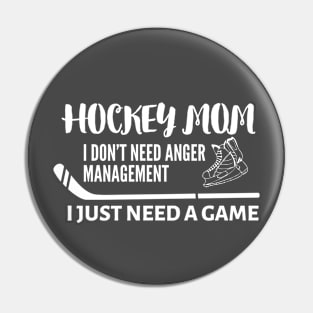 FUNNY HOCKEY / HOCKEY MOM Pin