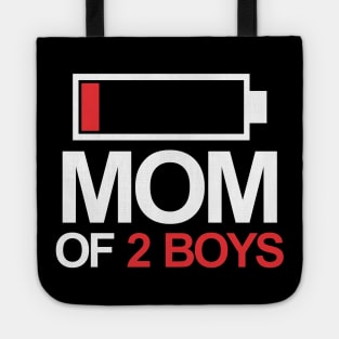 Mom of 2 boys Tote