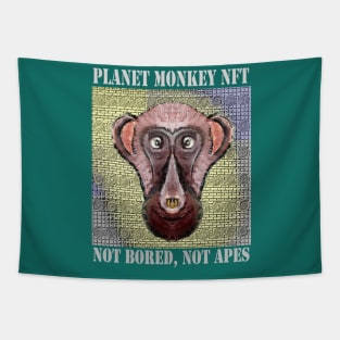 Planet Monkey Animals Not Bored Apes Tapestry