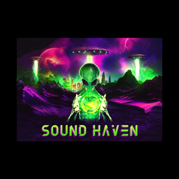 NEW GREEN ALIEN MAKE SOUND HAVEN by obbyesakh