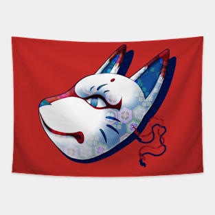 Kitsune Mask (Traditional) Tapestry