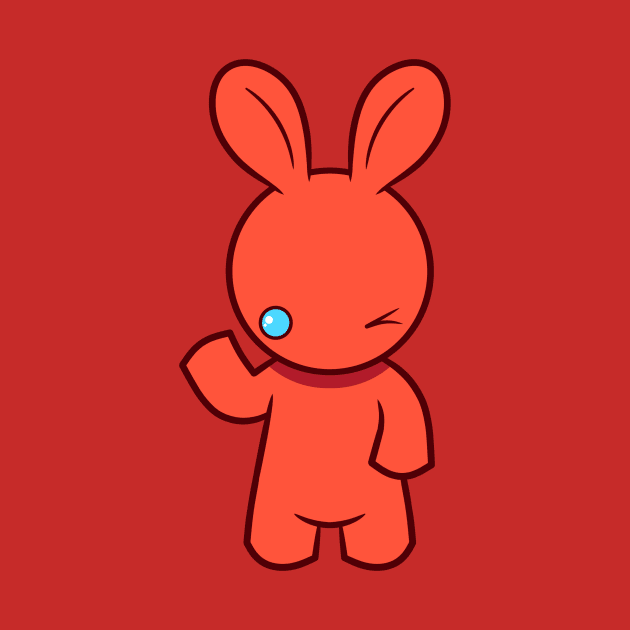 Wink Rabbit 6 by RD Doodles