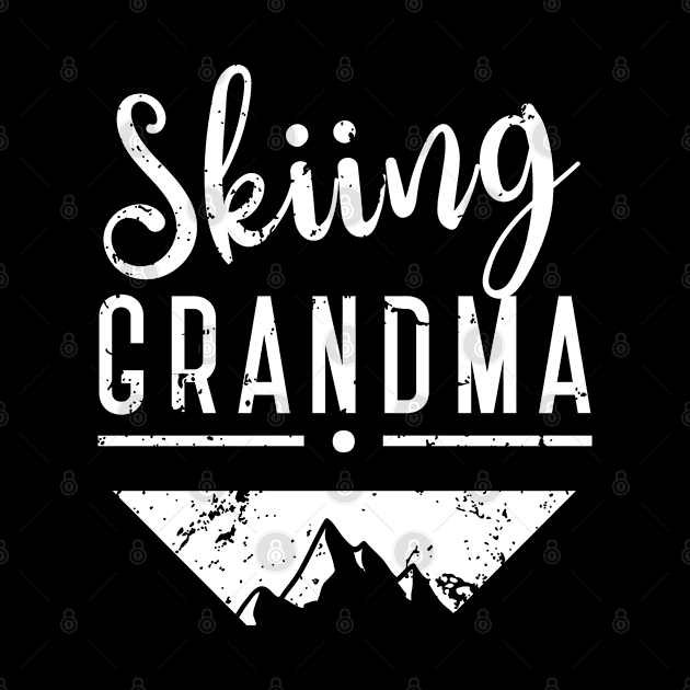 Ski Grandma Skiing Granny Grandmother Skier by dr3shirts