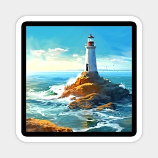 The lighthouse Magnet