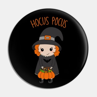 Cute Kawaii Witch Pin