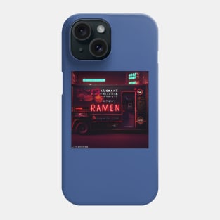 Cyberpunk Tokyo Ramen Food Truck Phone Case