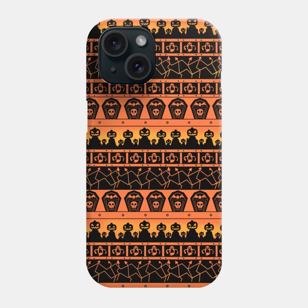 Pumpkin Hill Pattern Phone Case by GummyDoodles 