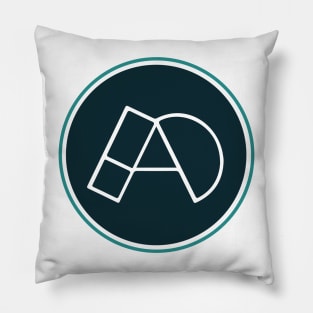 EAD Blue Circle Logo Pillow