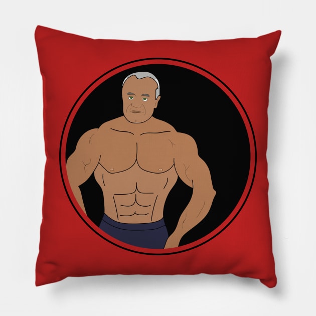 Muscle Dad Pillow by muscle